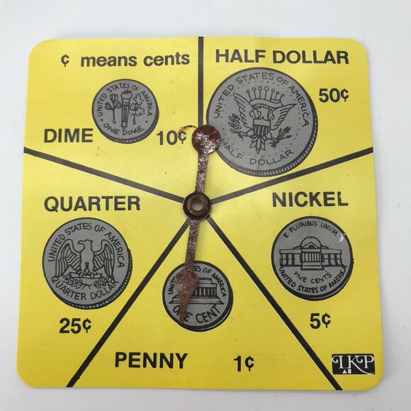 Vintage Little Kenny Piggy Bank Bingo Money Educational 10 Players Learning Fun - Picture 2 of 7